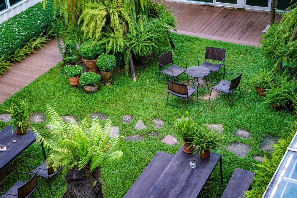 décoration pour sublimer un jardin de 100m²